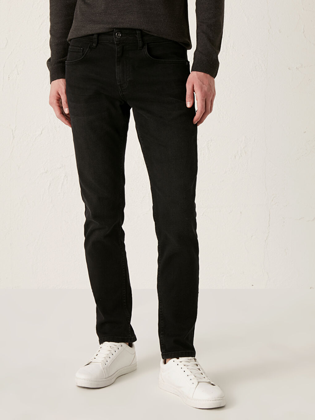 Gri 750 Slim Fit Erkek Jean Pantolon-3