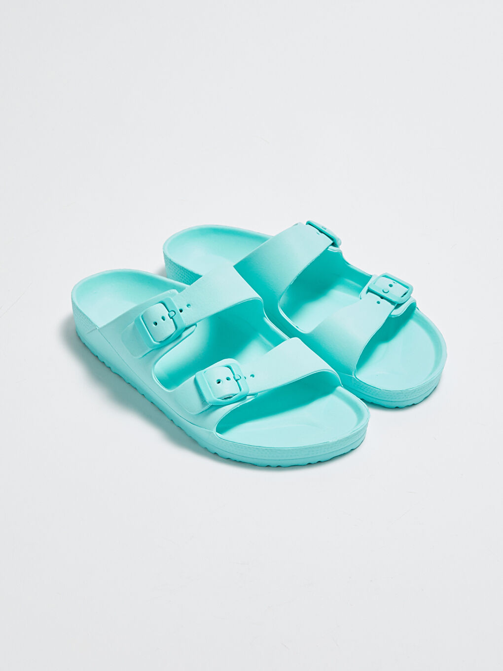 Yeşil Kadın Tokalı Plaj Terliği