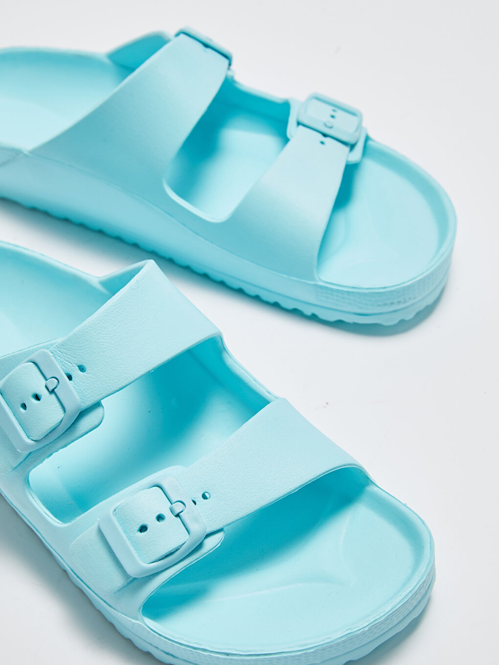 Women's Buckled Beach Slippers-2