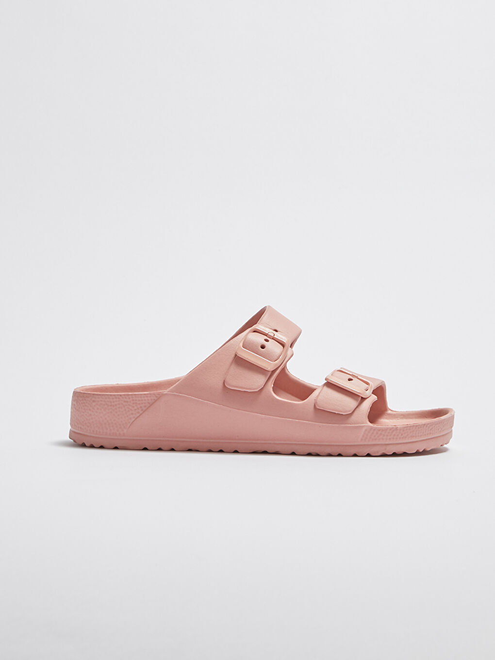 Pembe Kadın Tokalı Plaj Terliği-1