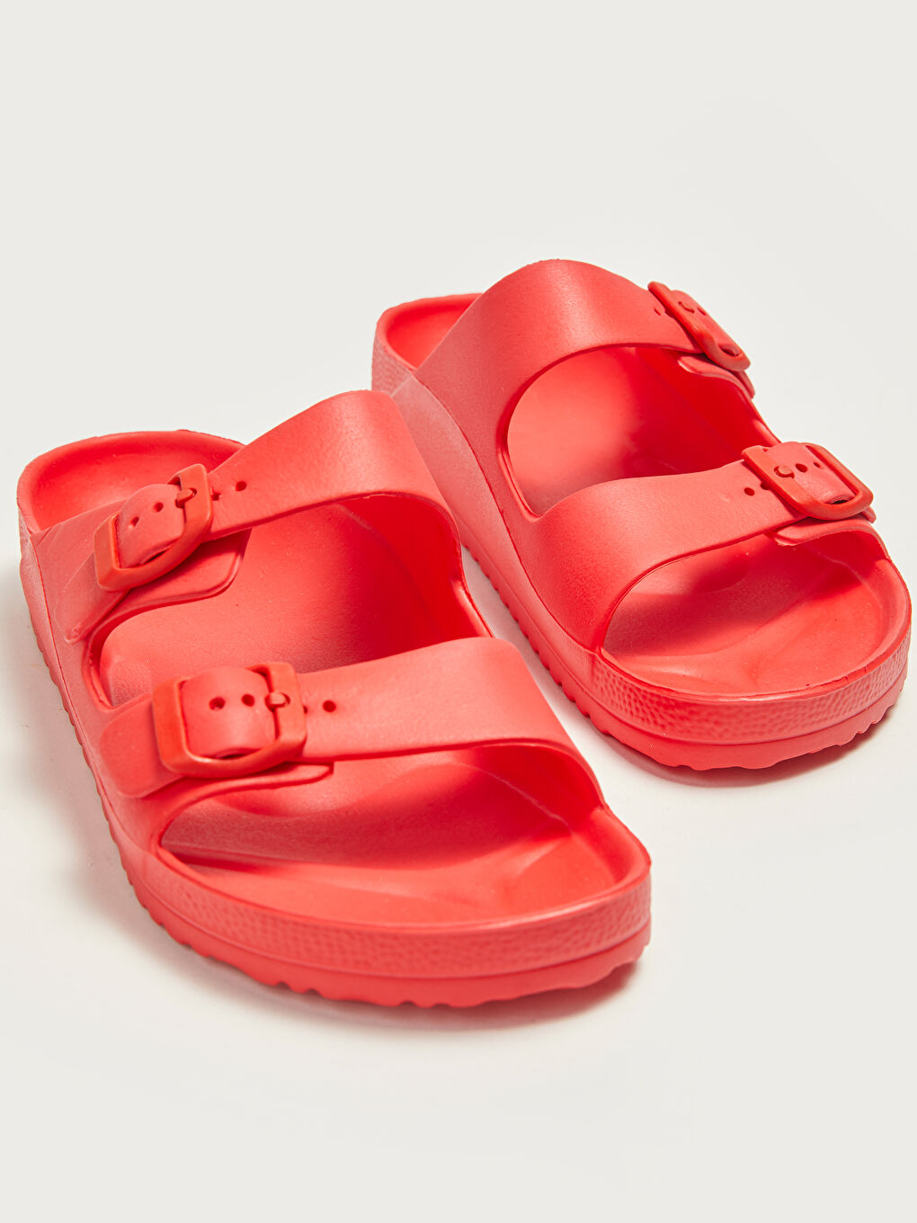 Women's Buckled Beach Slippers-1