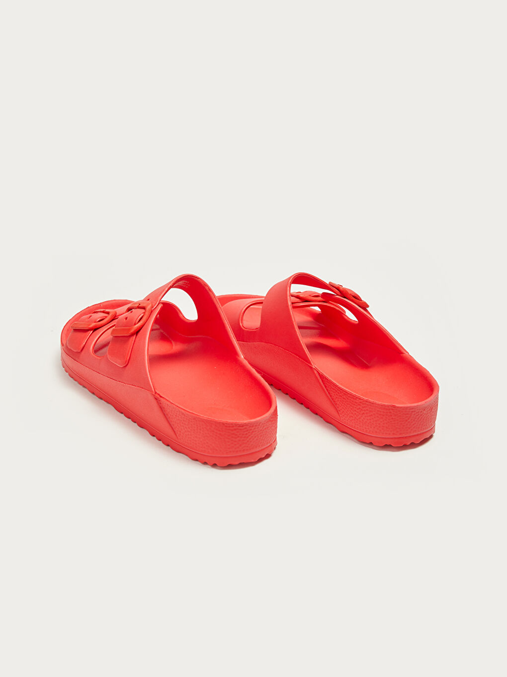 Women's Buckled Beach Slippers-3