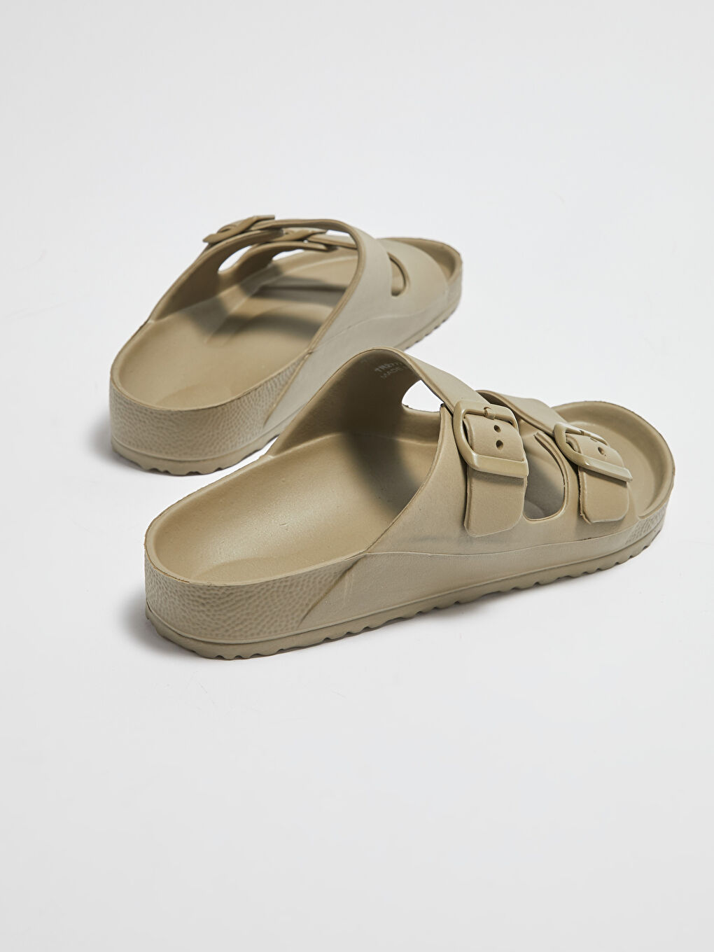 Yeşil Kadın Tokalı Plaj Terliği-6