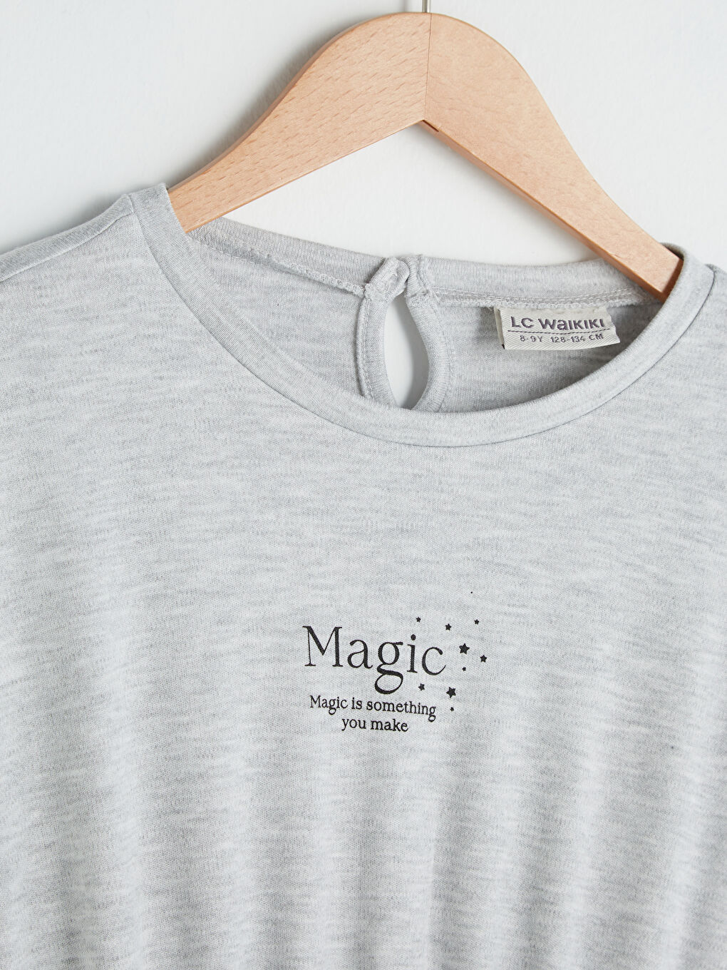 Beyaz Kız Çocuk Baskılı Elbise-3