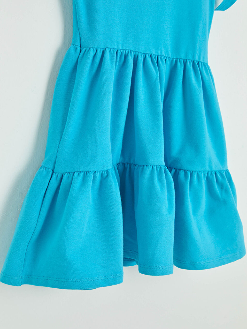 Robe à Col Rond Imprimée à Manches Courtes pour Filles-3