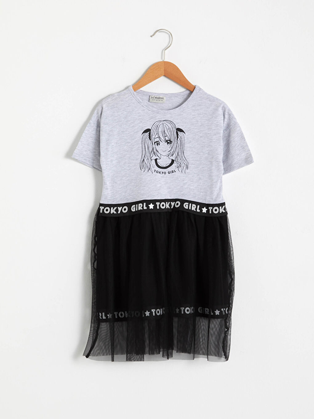 Robe en Tulle Imprimée pour Fille