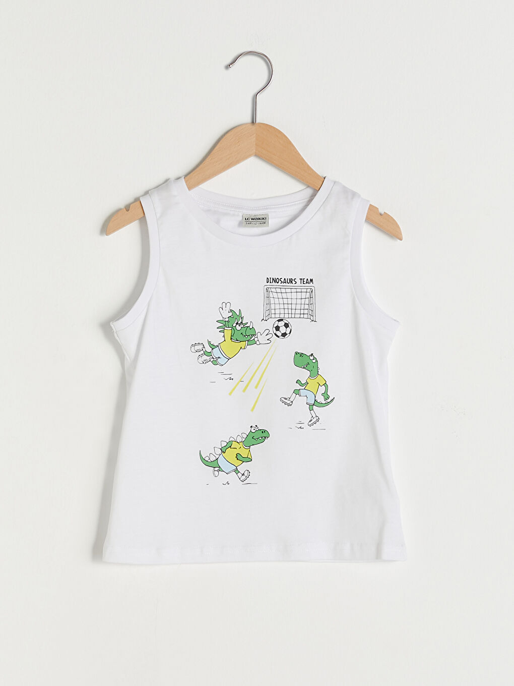 T-Shirt Athlétique Garçon En Coton Imprimé À Col Rond