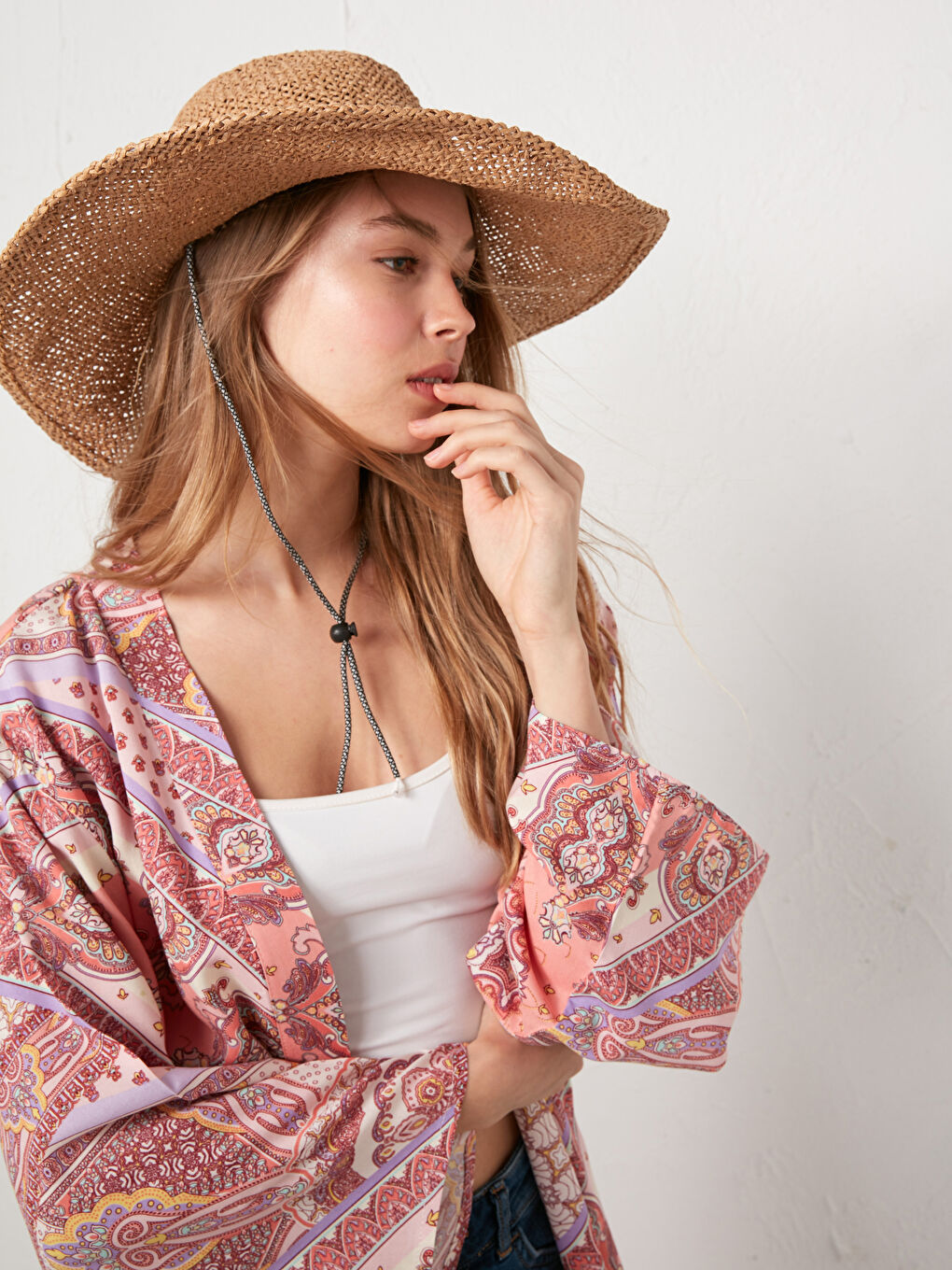 Kadın Hasır Şapka-1