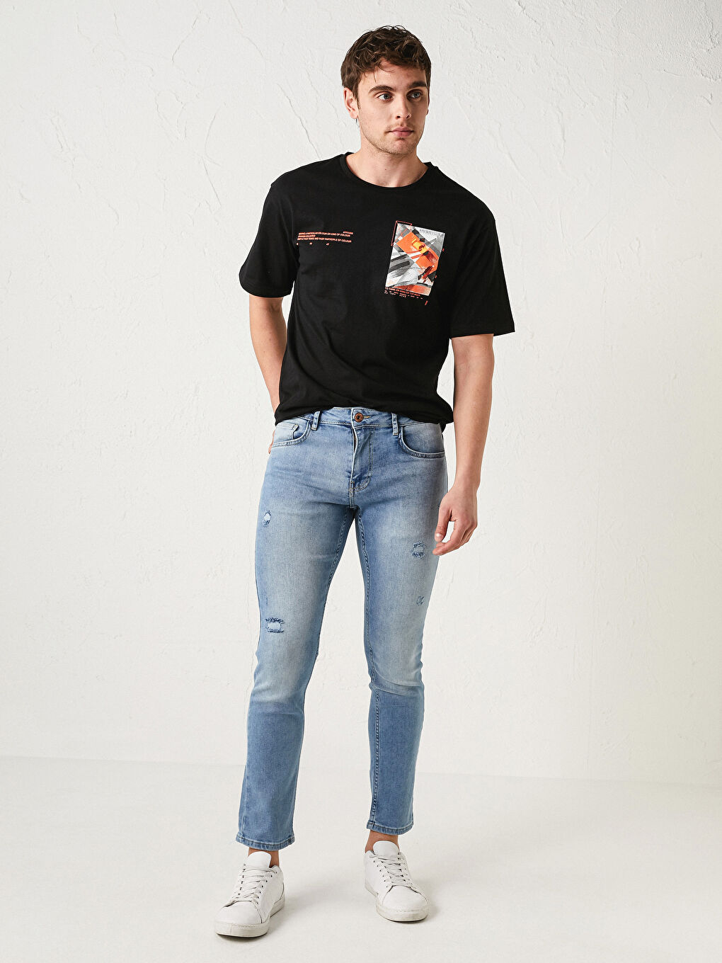 İndigo 750 Slim Fit Erkek Jean Pantolon-1