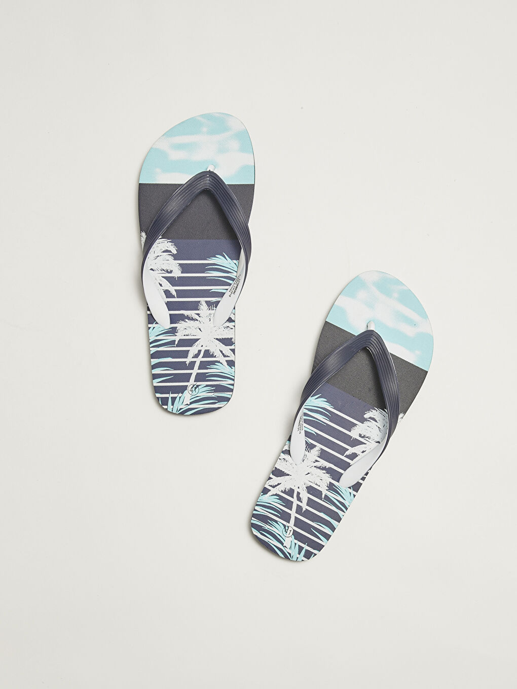 Printed Flip Flops Men's Beach Slippers-4