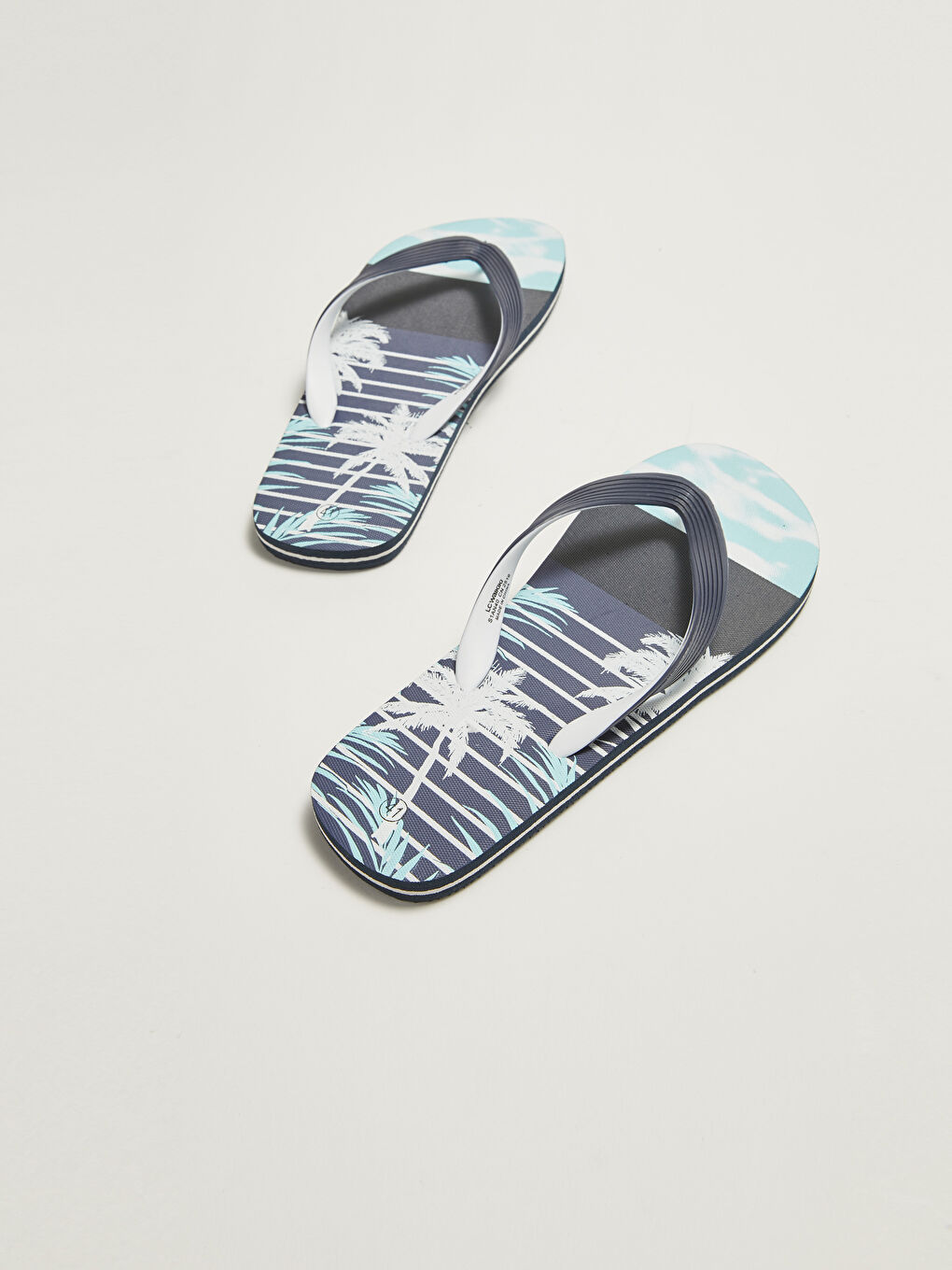 Printed Flip Flops Men's Beach Slippers-5
