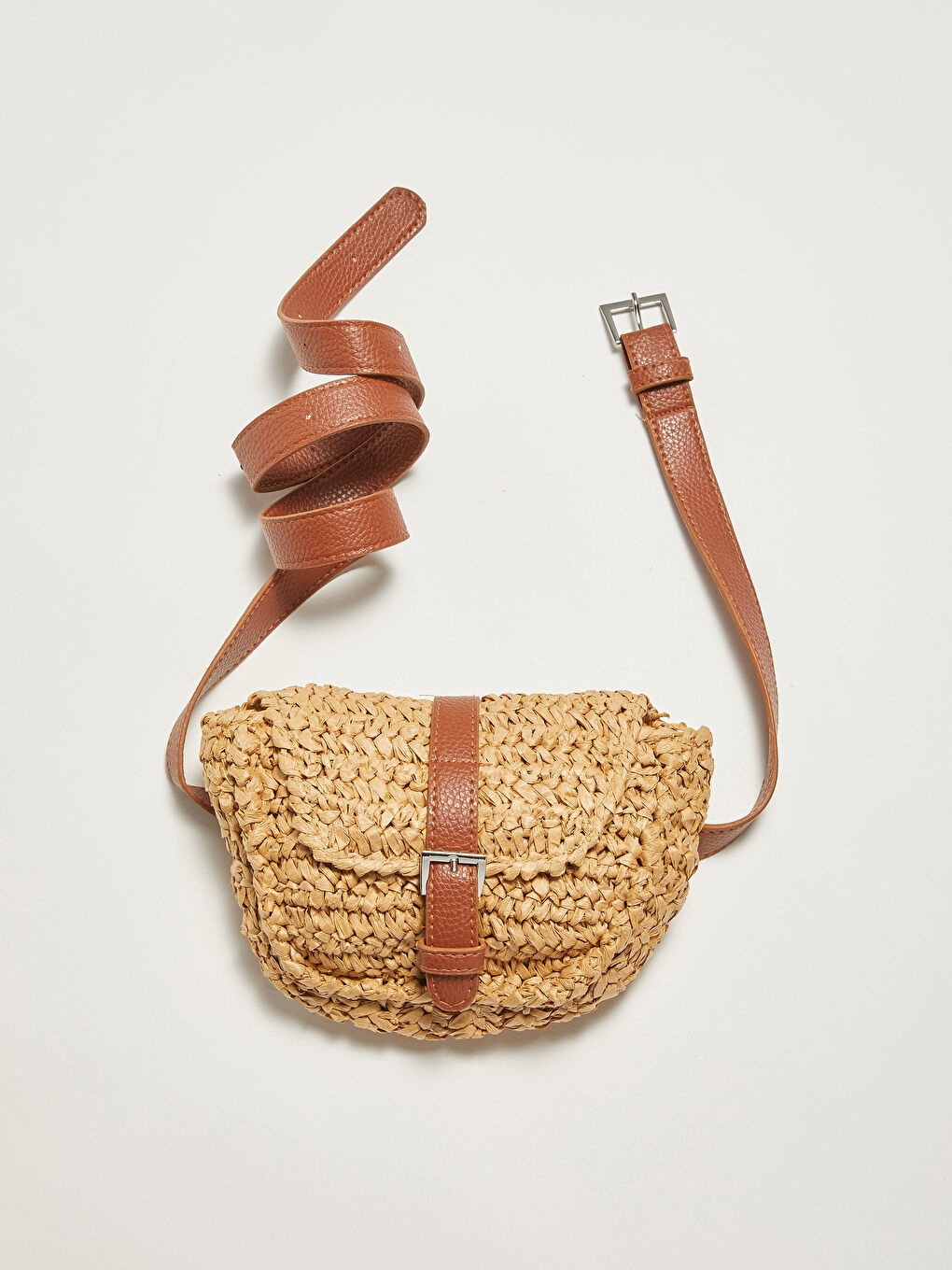 Women's Straw Waist Bag -S1AO59Z8-QPX