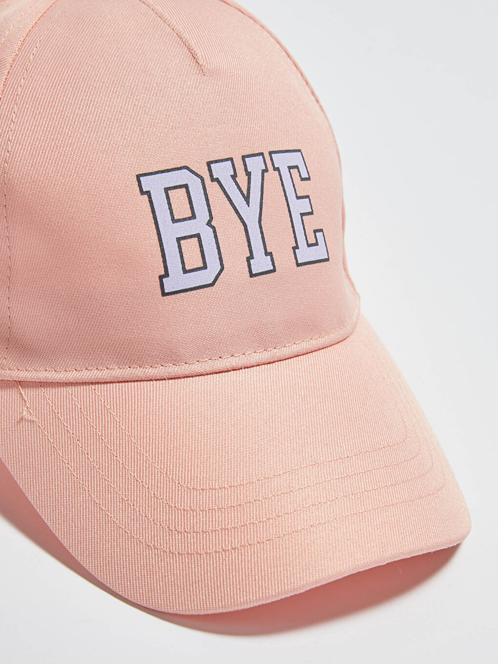 قبعة بنات بطباعة شعار - قطعتين-3