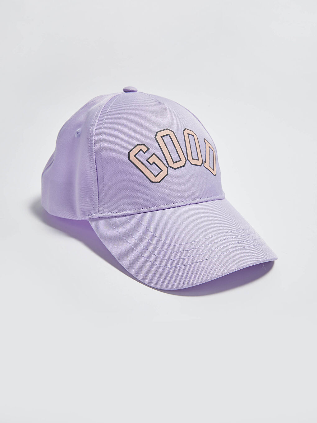 قبعة بنات بطباعة شعار - قطعتين-7