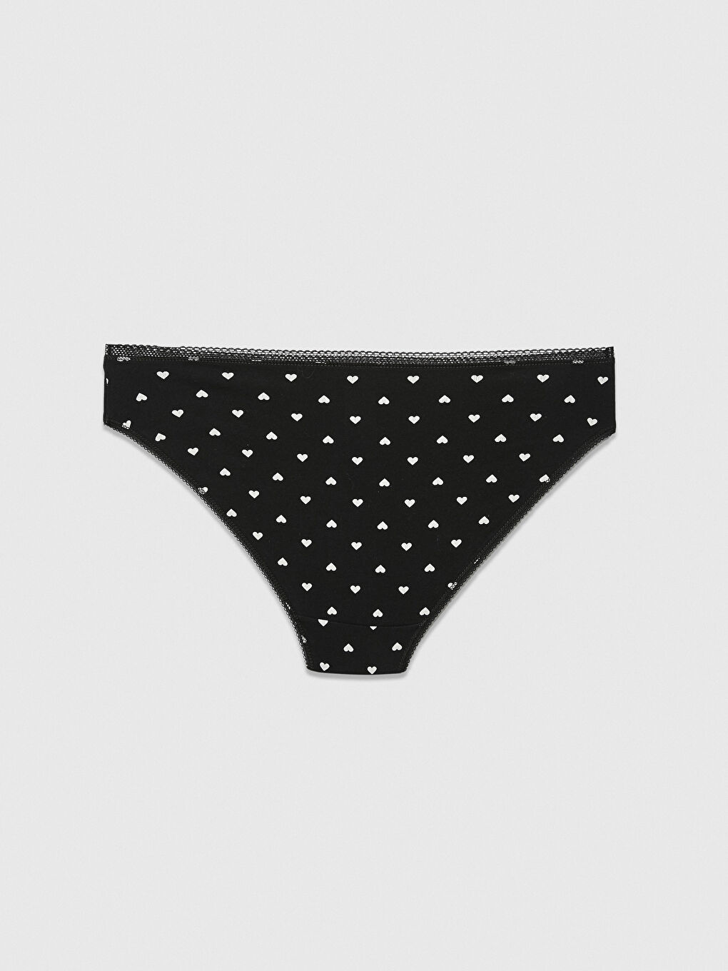 Kırmızı Desenli Bikini Külot 3'lü Paket-4