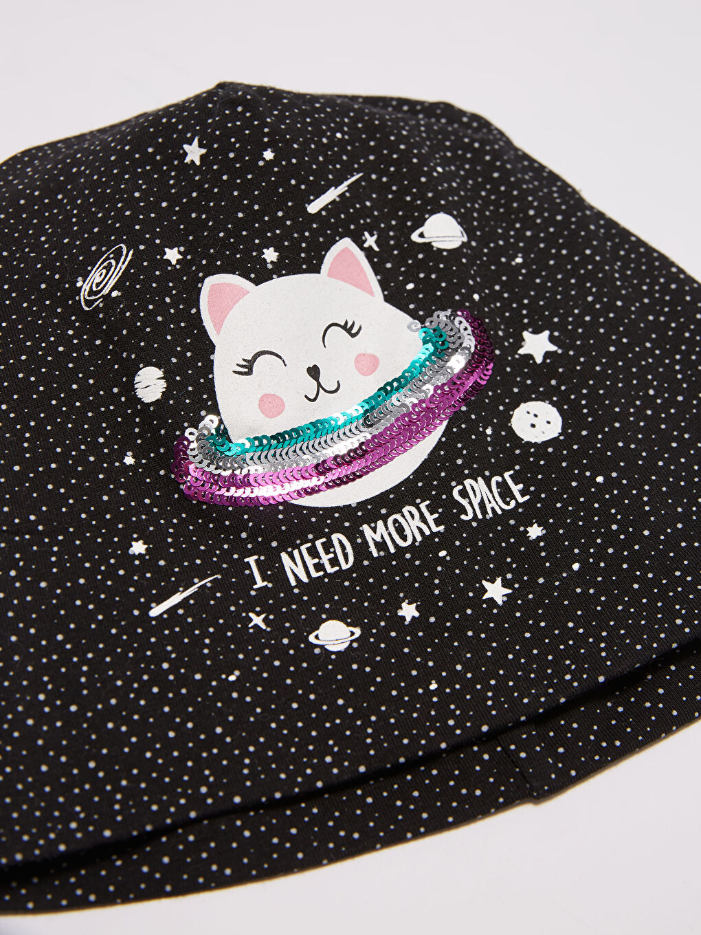 Girls Printed Knitwear Beanie-1