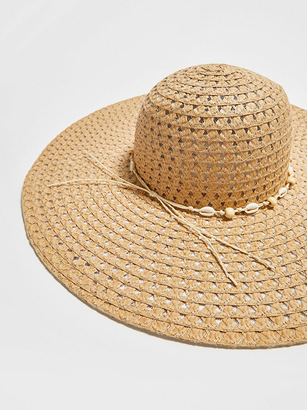 Kahverengi Hasırlı Fötr Şapka-4