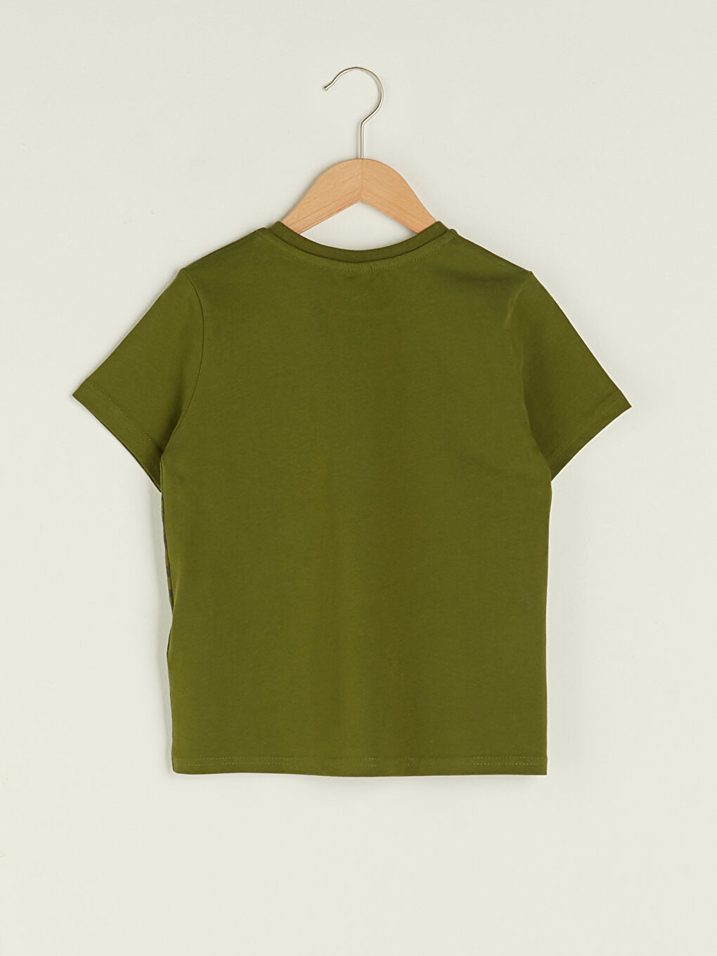 T-shirt garçon en coton à manches courtes imprimé col rond-1