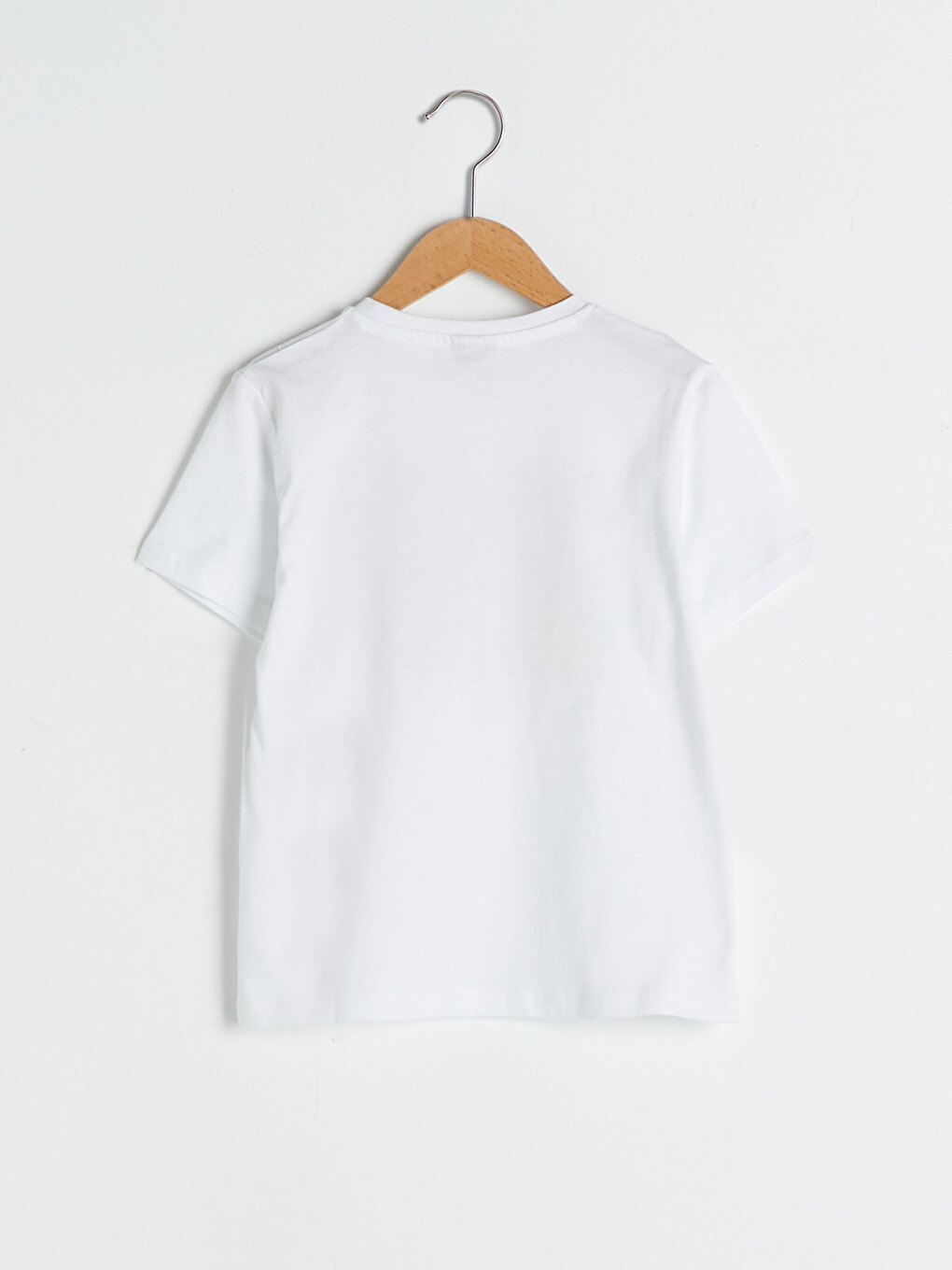Crew Neck Nostalgic Monkey Printed Short Sleeve Cotton Kids T-shirt-1