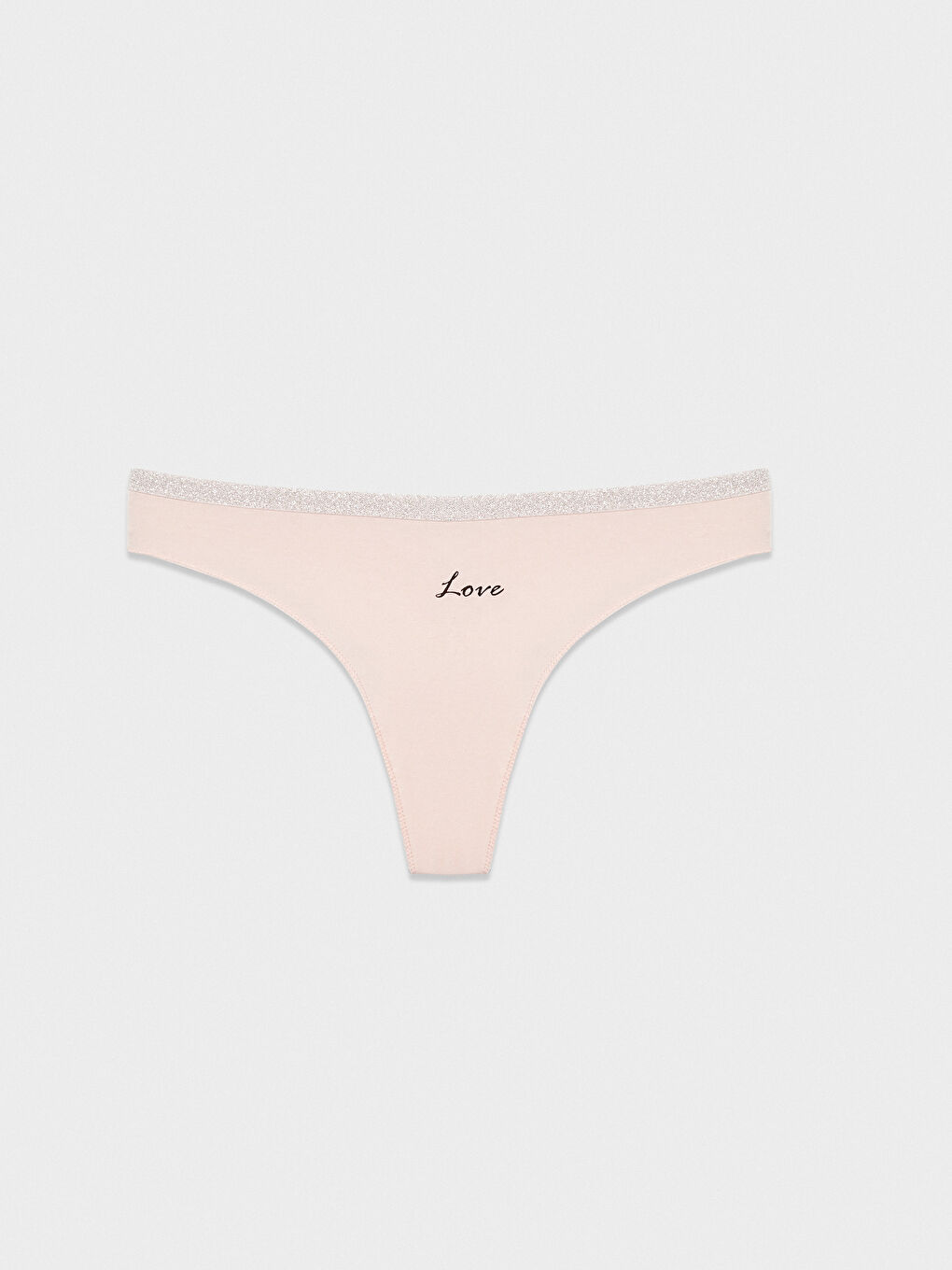 Kırmızı Desenli Kadın Tanga Külot 3'lü Paket-3