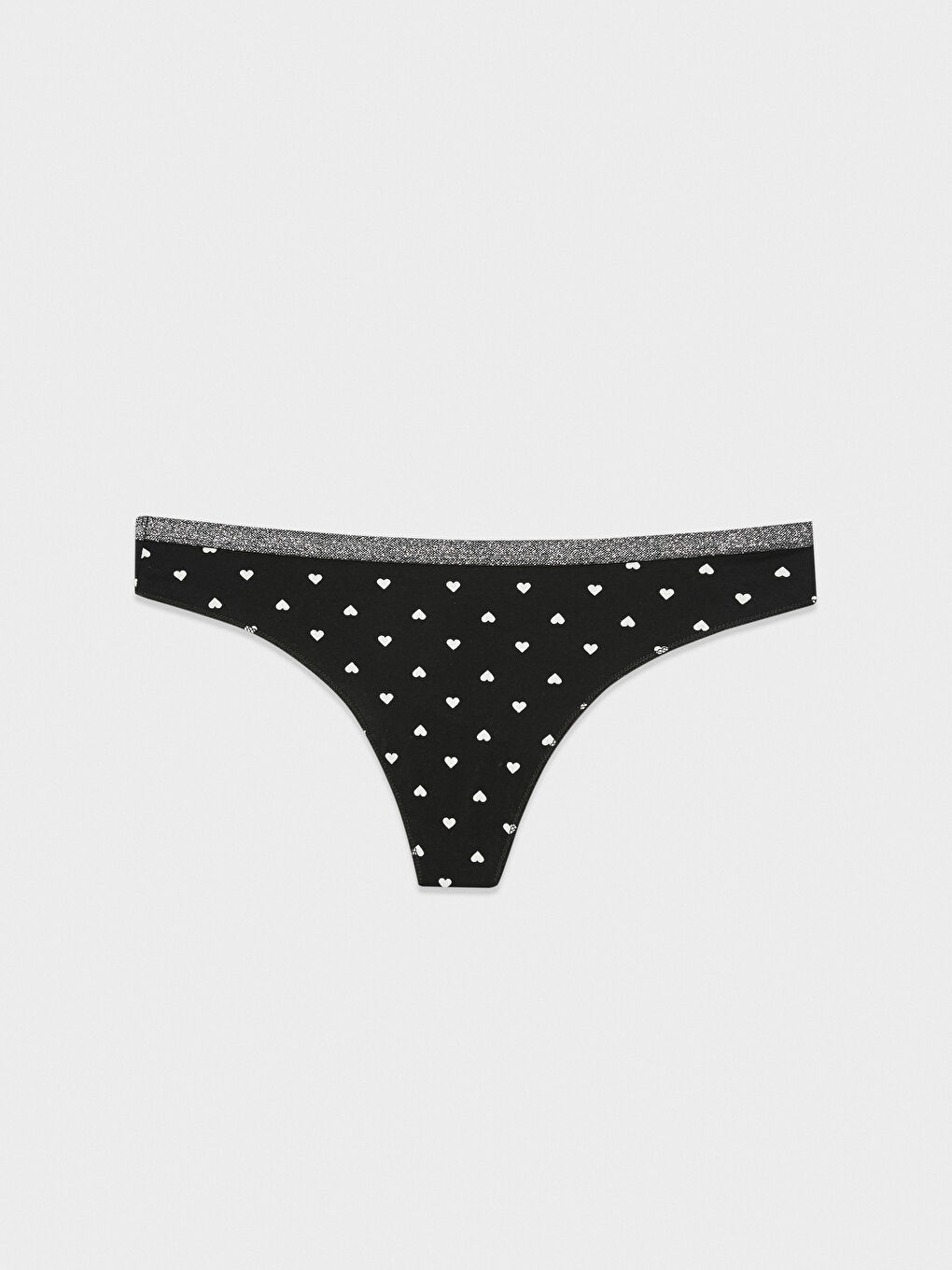 Kırmızı Desenli Kadın Tanga Külot 3'lü Paket-5