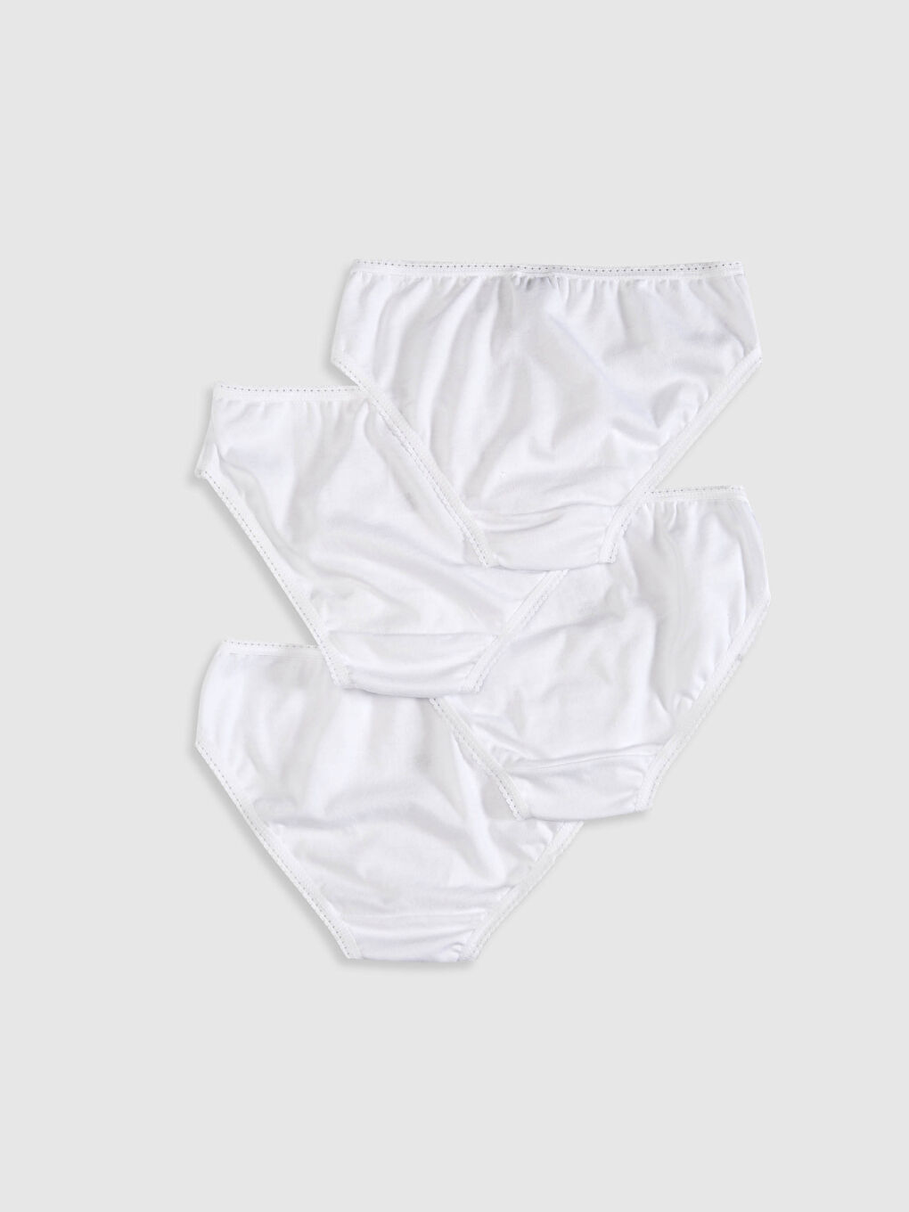 4-pack Girl's Cotton Briefs-1