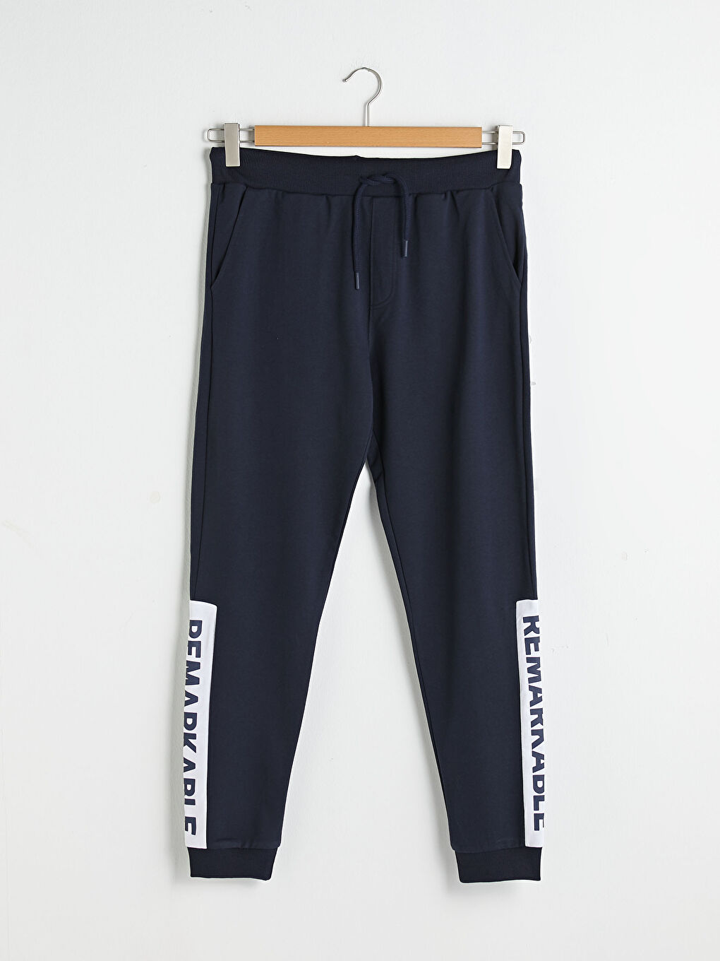 Lacivert Slim Fit Erkek Eşofman Altı-5