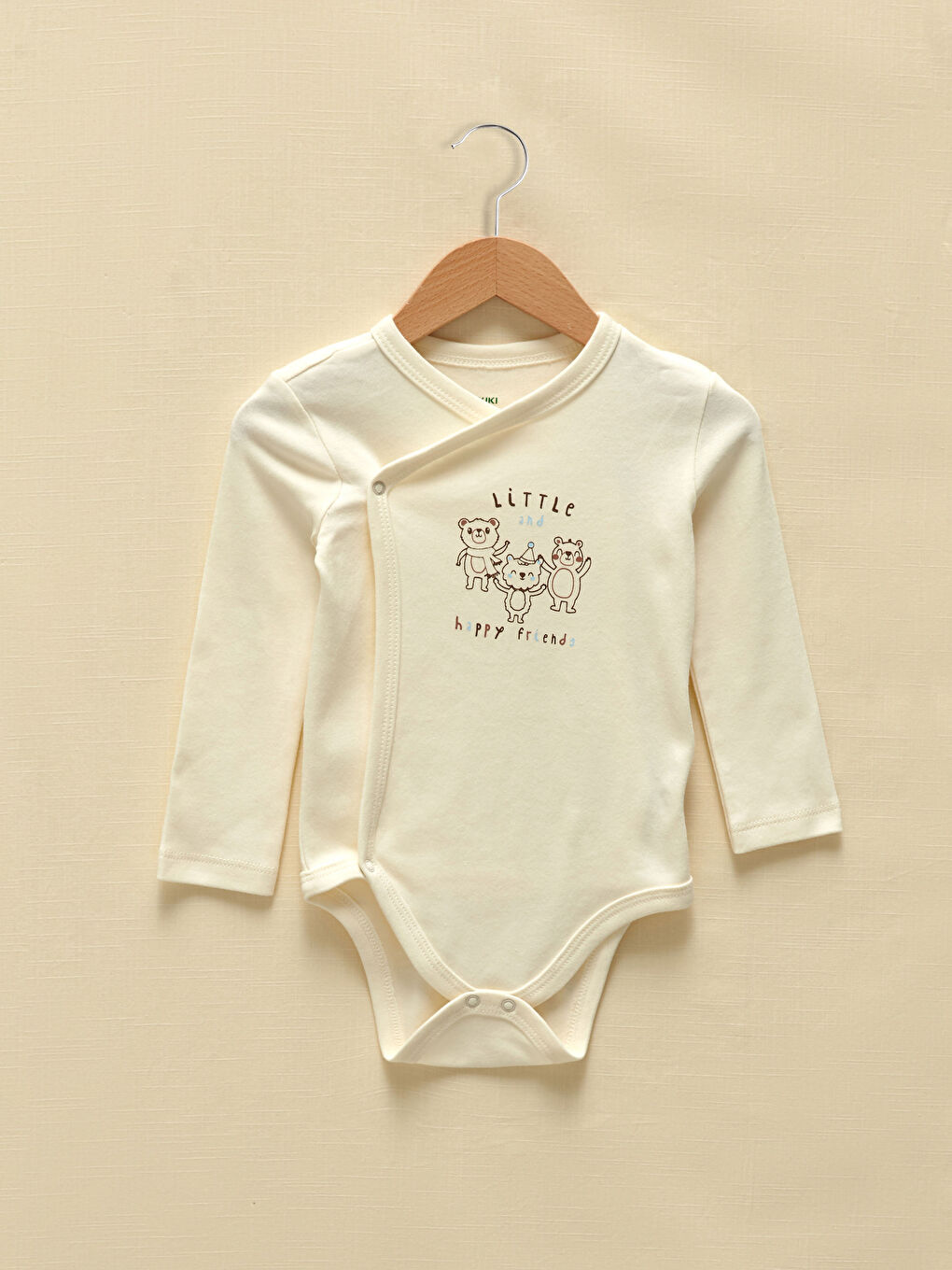 بدلة جسم أولاد رضع بمطبوع مع كباسين - مجموعتين-1