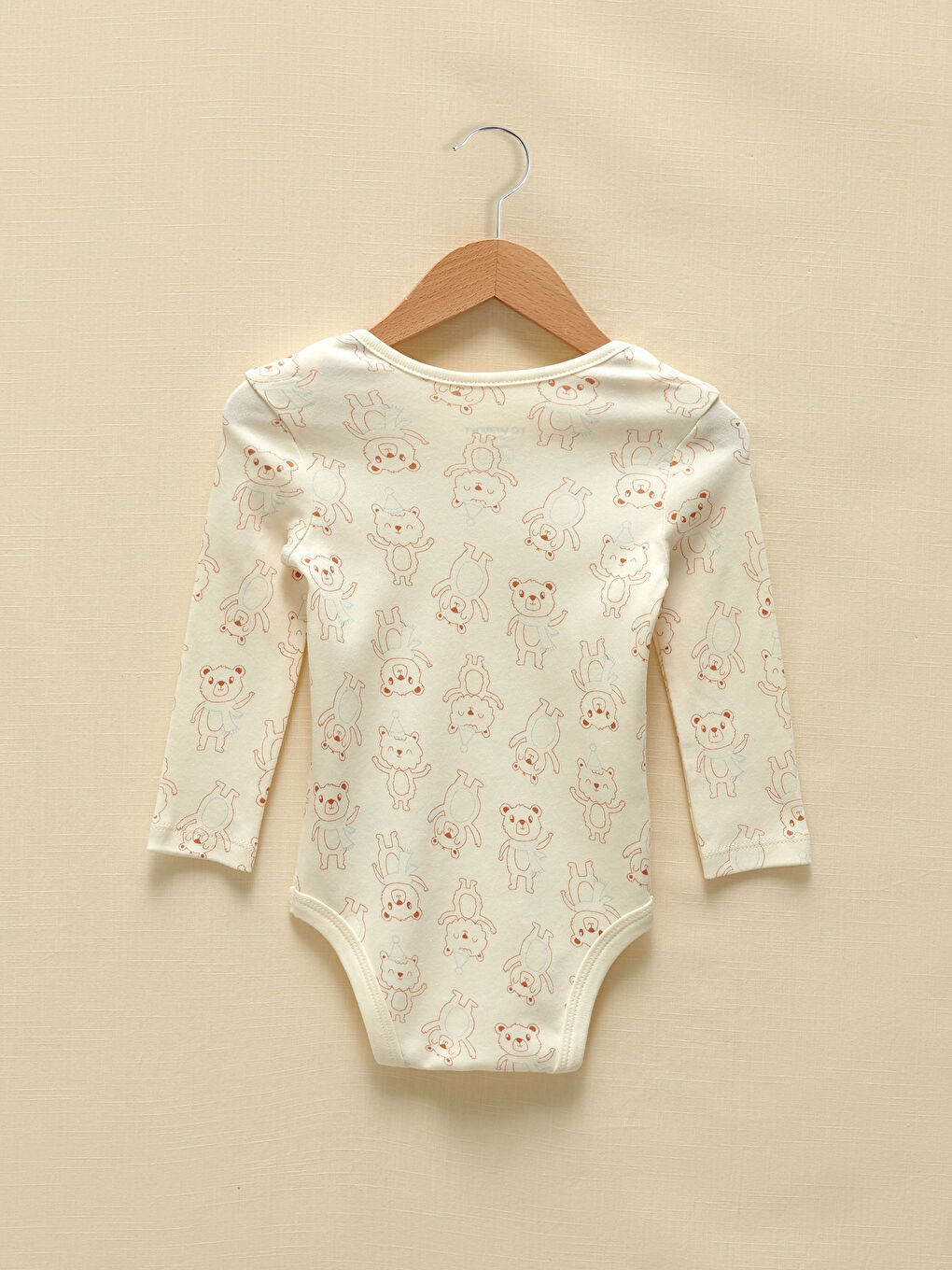 بدلة جسم أولاد رضع بمطبوع مع كباسين - مجموعتين-4