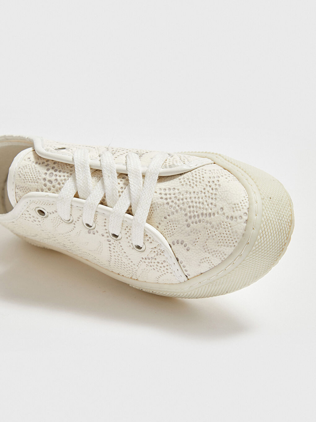 Beyaz Kadın Desenli Spor Ayakkabı-2