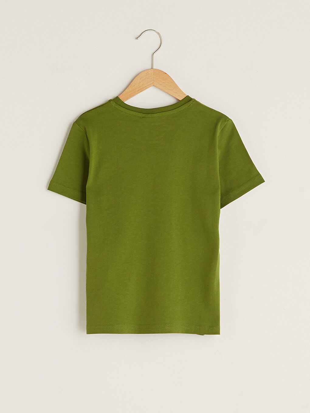 Crew Neck Printed Short Sleeve Boys' T-Shirt-1