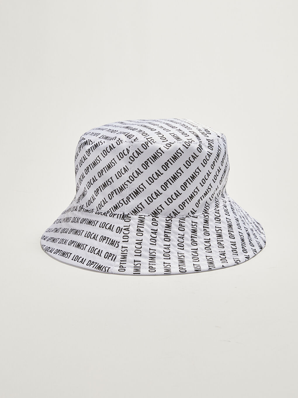 Bej Çift Taraflı Kadın Bucket Şapka-4