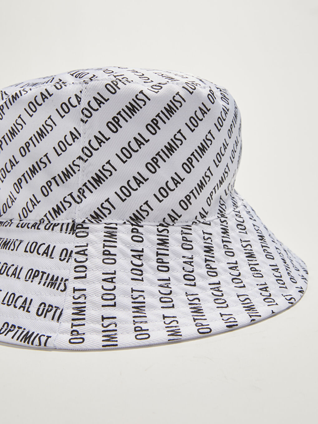 Bej Çift Taraflı Kadın Bucket Şapka-6