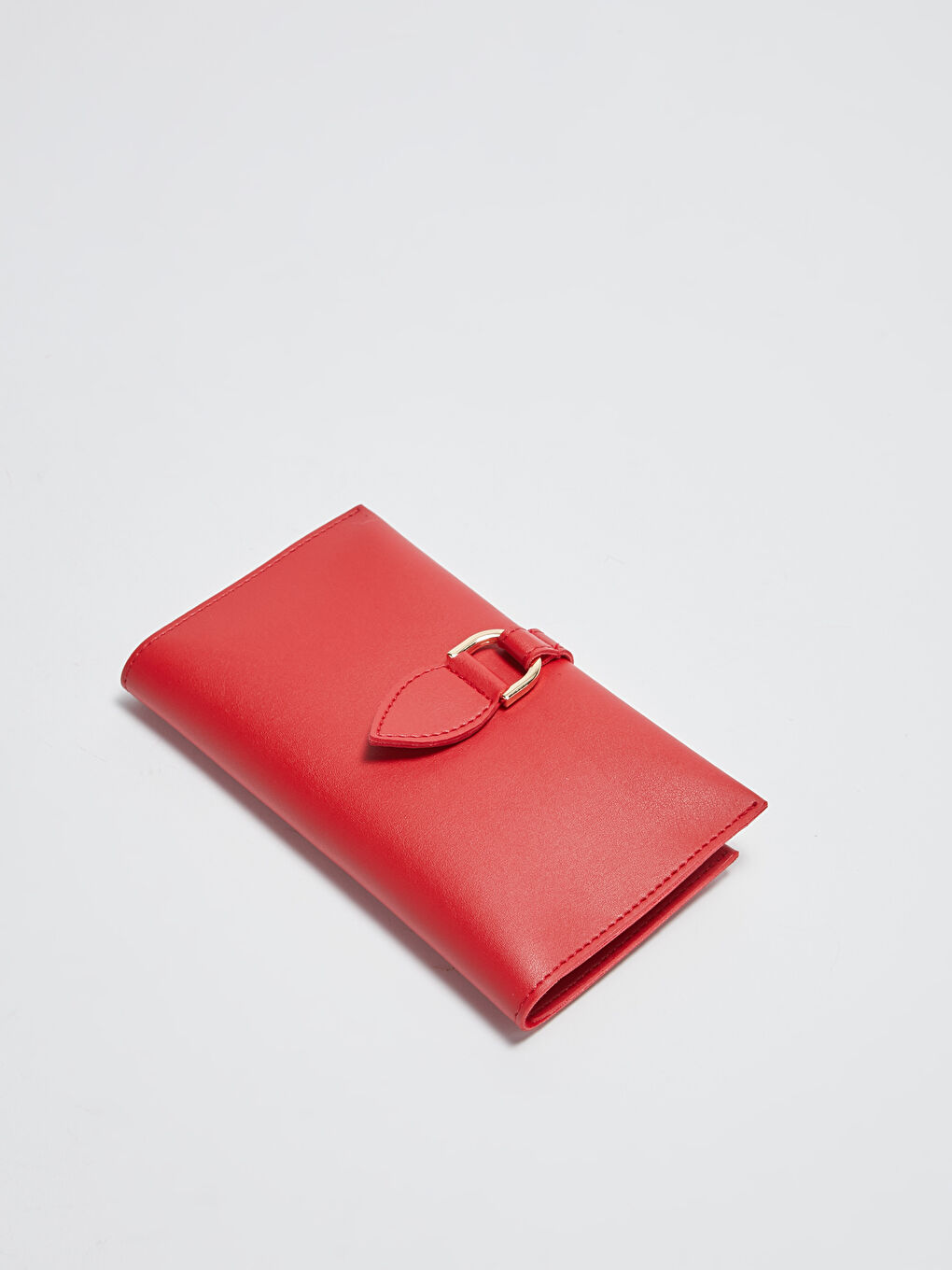 Kırmızı Kadın Deri Görünümlü Cüzdan-1