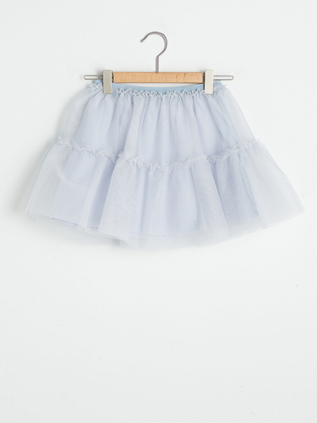 Elastic Waist Girl Tulle Skirt-1