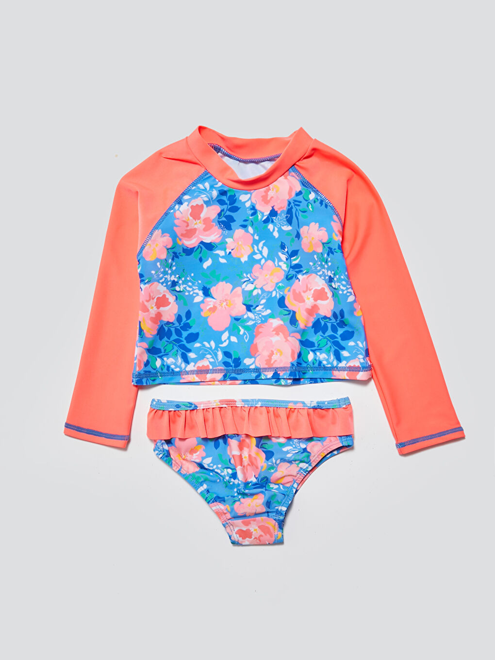 Crew Neck Long Sleeve Printed Baby Girl Bikini -S1AV62Z1-LQQ