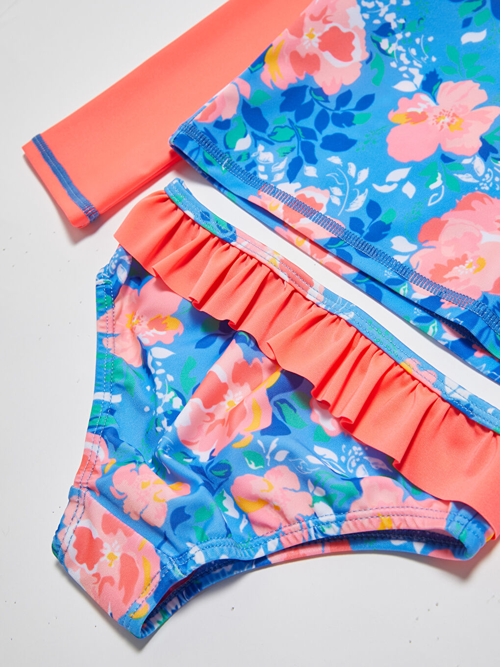 Crew Neck Long Sleeve Printed Baby Girl Bikini -S1AV62Z1-LQQ