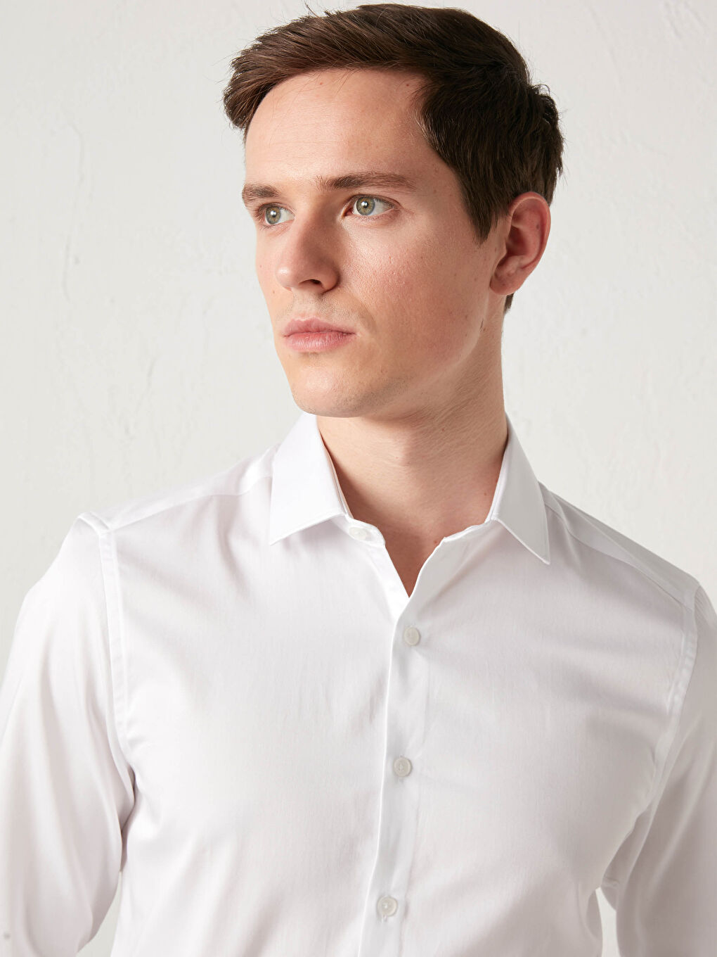 Chemise Popeline Manches Longues Svelte pour Hommes-2