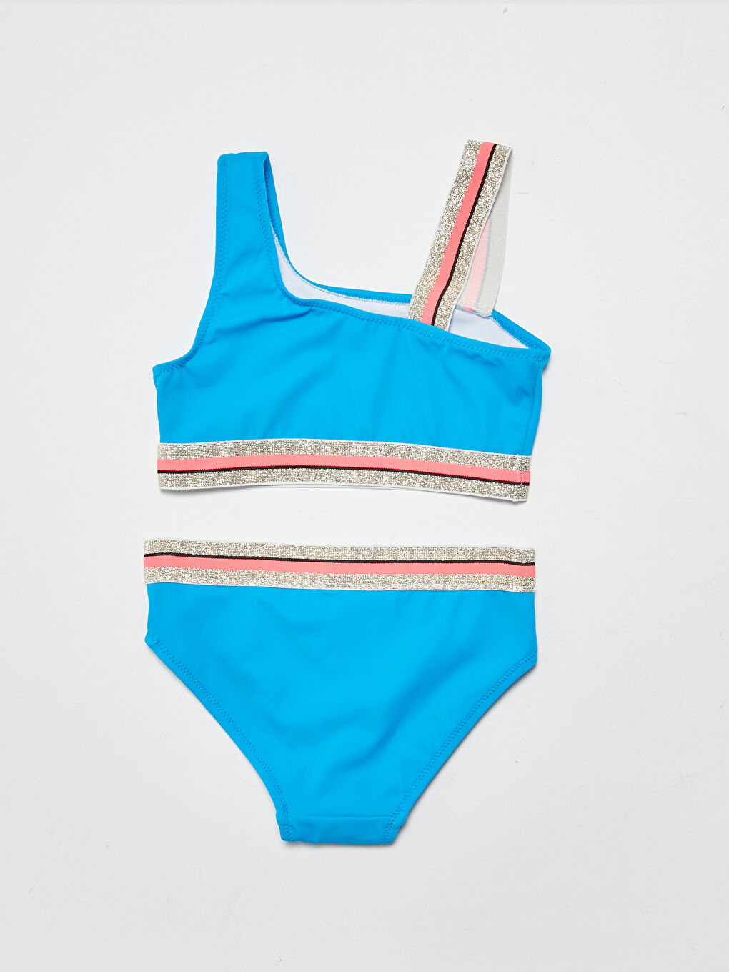 LCW Kids Mädchen-Bikini mit Buchstaben-Print aus flexiblem Stoff -S1AY42Z4-DNQ