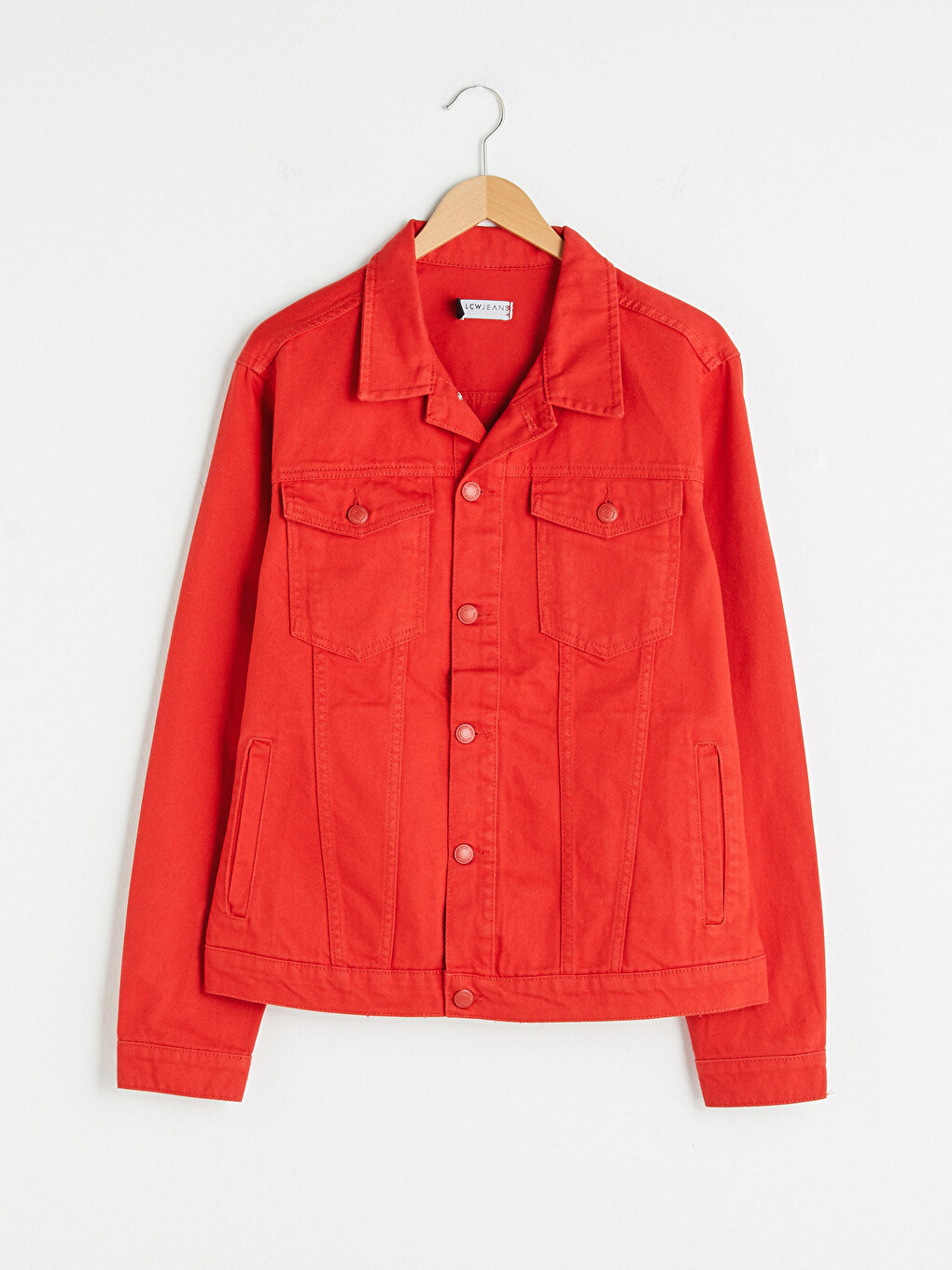 Standard Fit Men's Denim Jacket-5