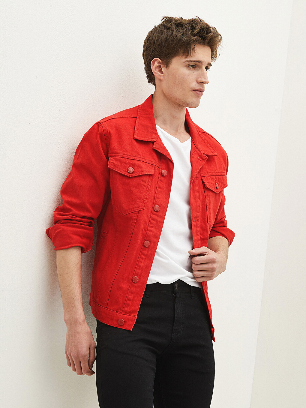 Standard Fit Men's Denim Jacket-1