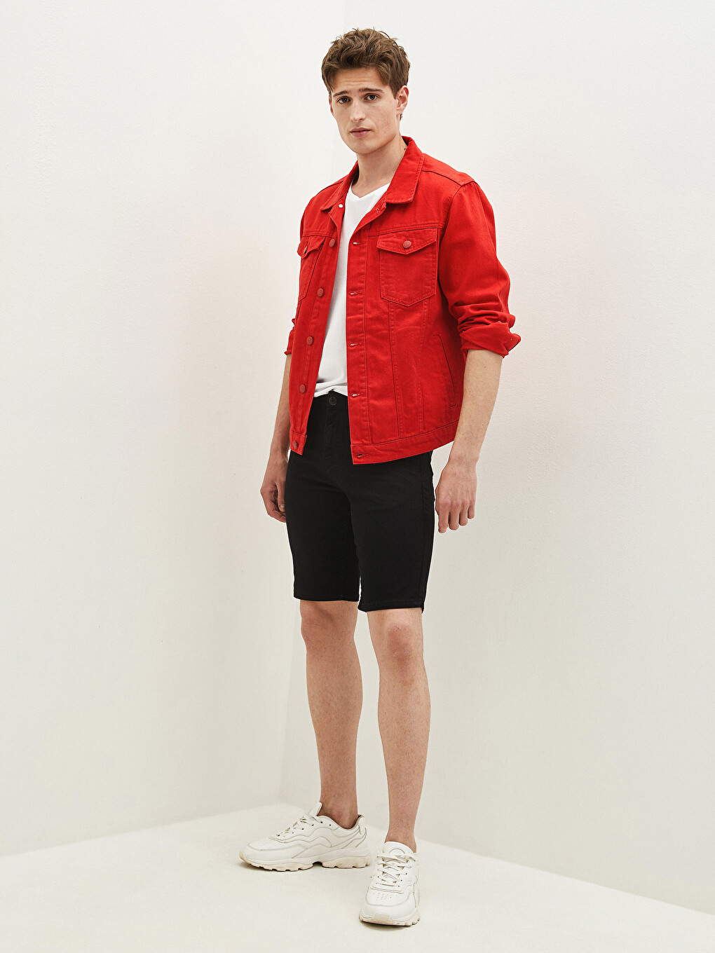 Standard Fit Men's Denim Jacket-2