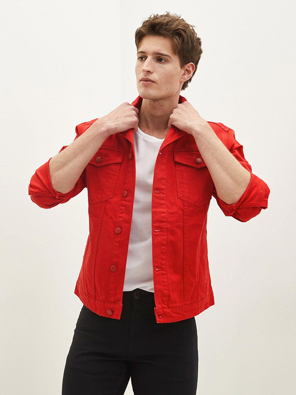 Standard Fit Men's Denim Jacket