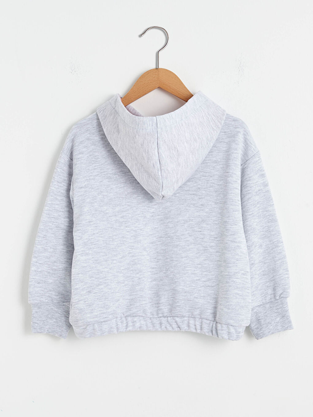 Hooded Ballerina Printed Long Sleeve Girls Sweatshirt-2