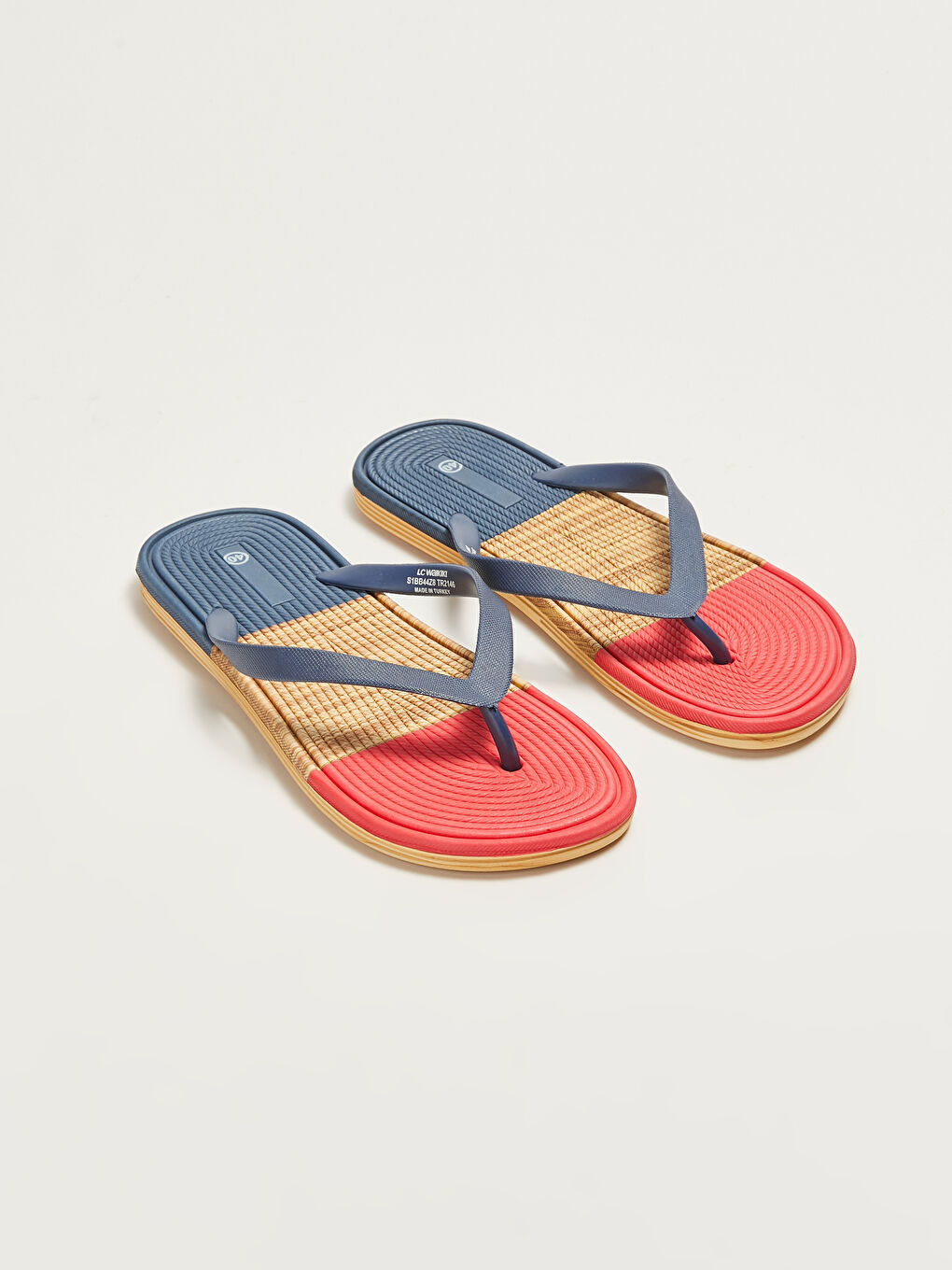 Lacivert Parmak Arası Erkek Plaj Terliği