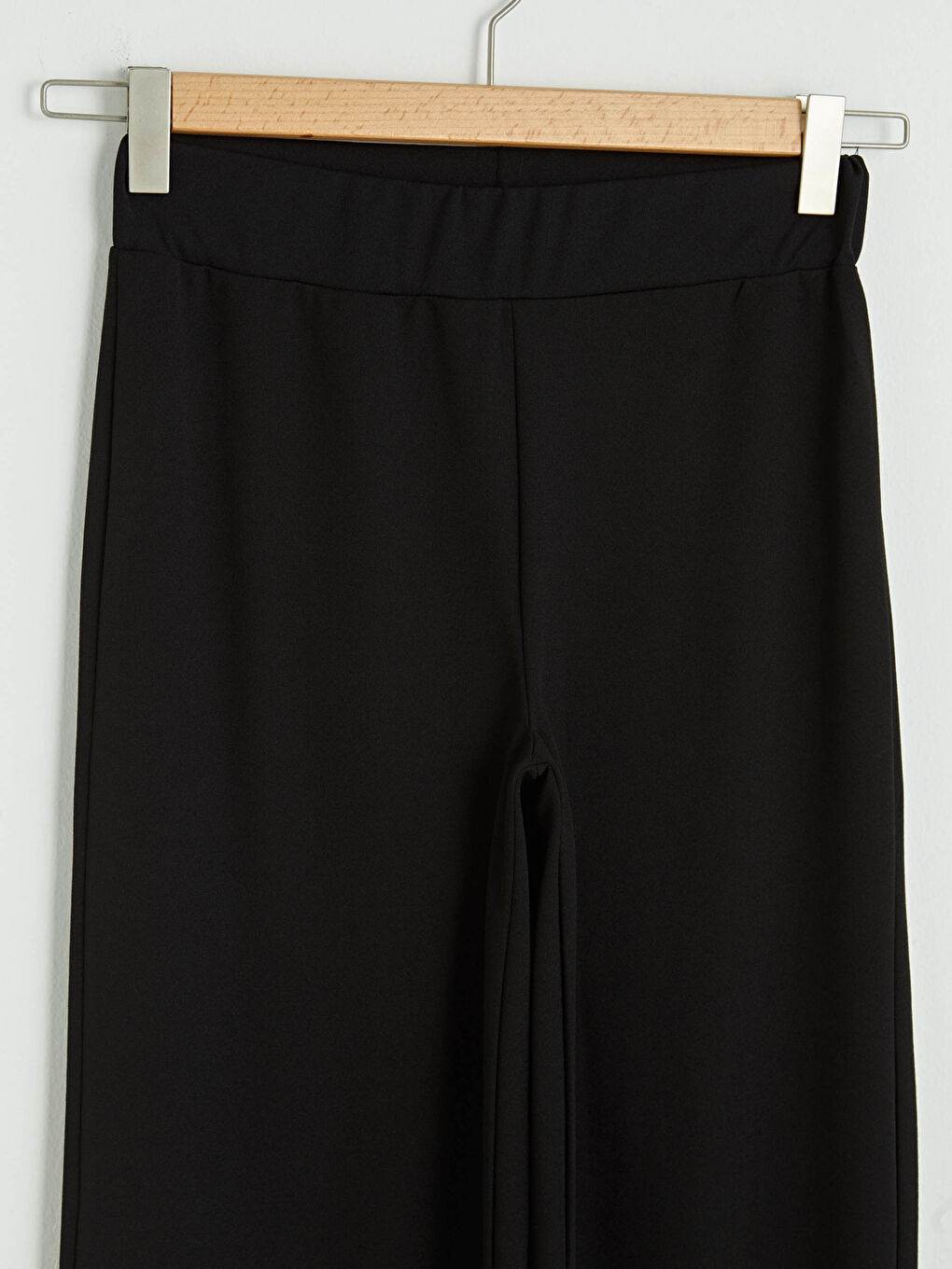 Широкие брюки палаццо для женщин с эластичной талией-6