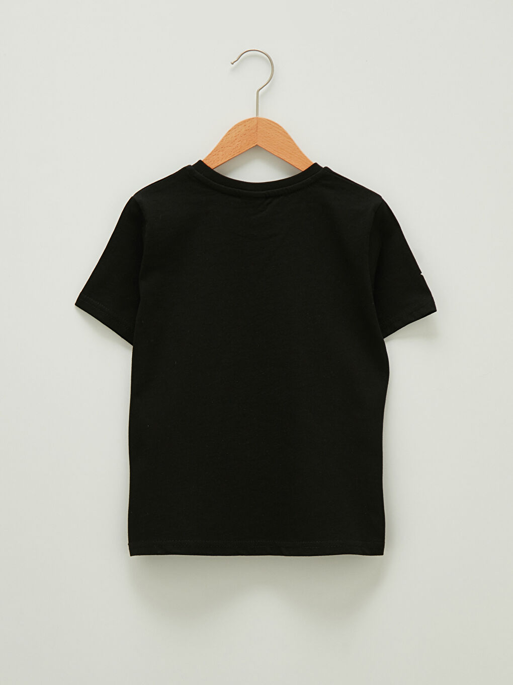 Crew Neck Printed Short Sleeve Boys' T-Shirt-1