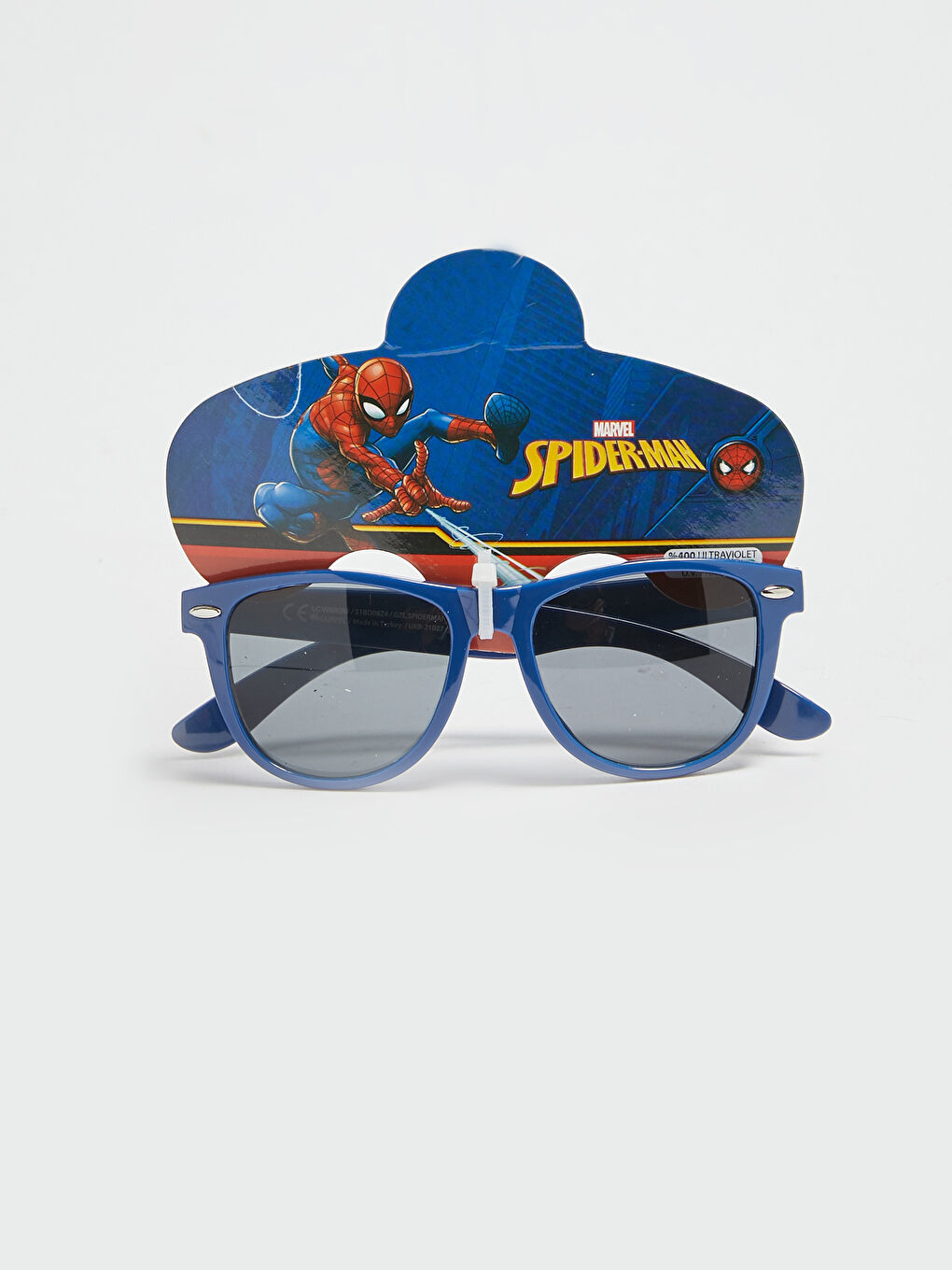 Lacivert Spiderman Baskılı Erkek Çocuk Güneş Gözlüğü