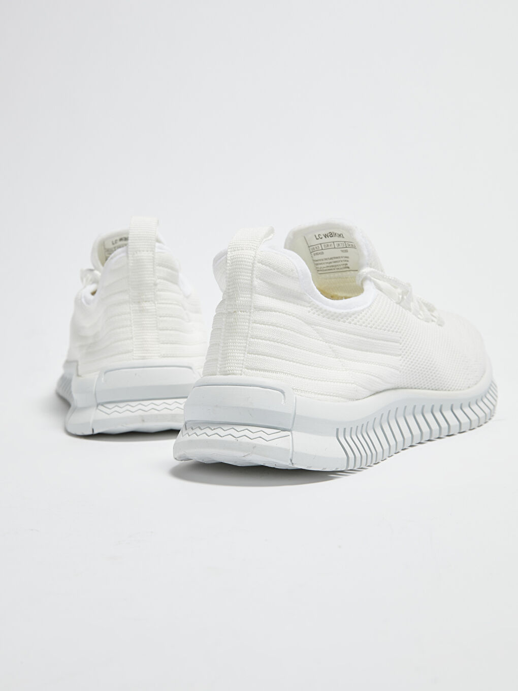 Beyaz File Detaylı Bağcıklı Erkek Spor Ayakkabı-5