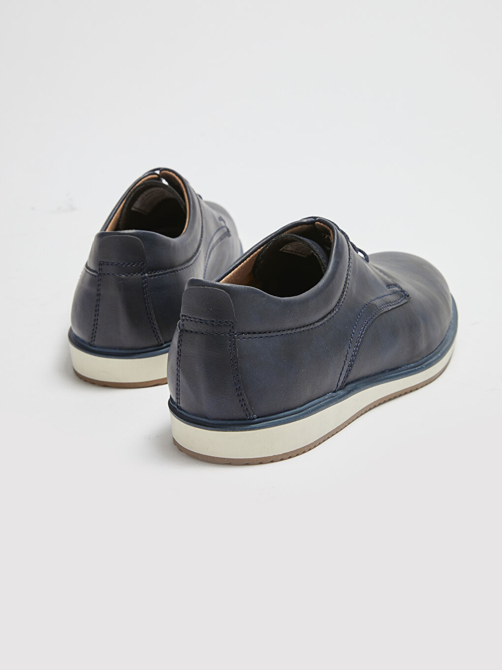 Lacivert Bağcıklı Erkek Klasik Ayakkabı-3